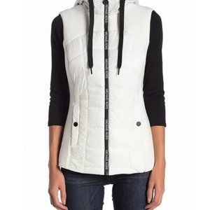 michael kors white vest